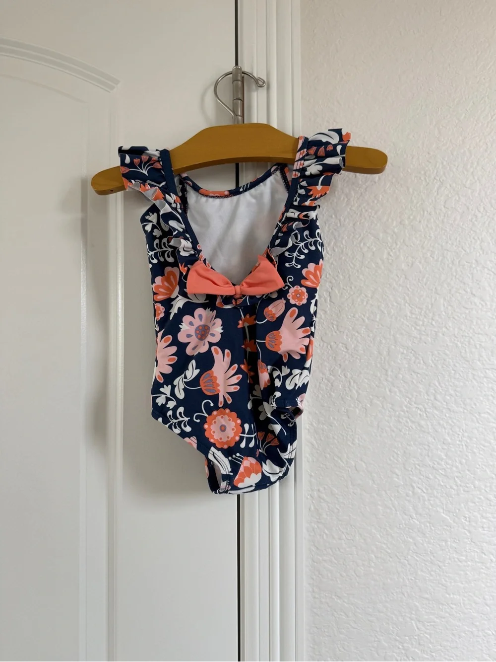 18-24 month ruffle butts floral swimsuit